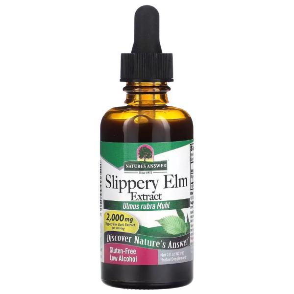 Комплекс для пищеварения Nature's Answer Slippery Elm Extract 2000 мг 60 мл 30 порций (000022210)