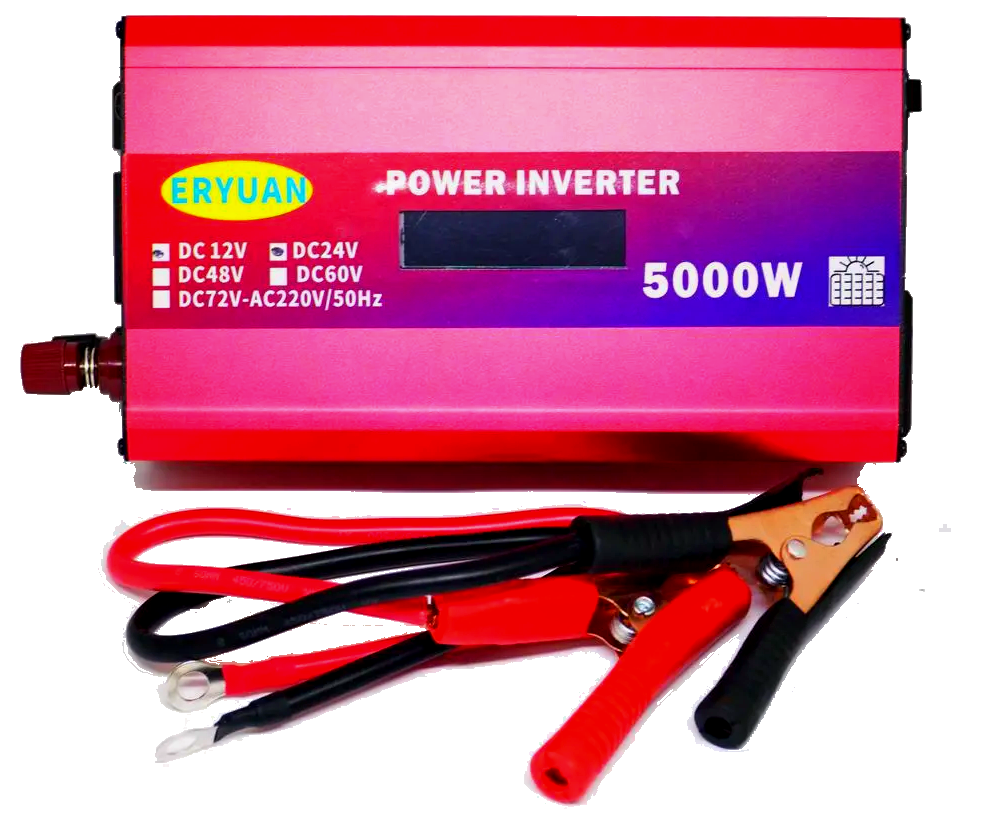 Інвертор автомобільний ERYUAN 12V-220V 5000W з LCD дисплеем та вольтметром (21039357) - фото 5 Інвертор автомобільний ERYUAN 12V-220V 5000W з LCD дисплеем та вольтметром (21039357) - фото 5