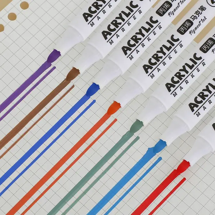 Набір маркерів акварельних Acrylik 12 шт. (7608) - фото 4 Набір маркерів акварельних Acrylik 12 шт. (7608) - фото 4