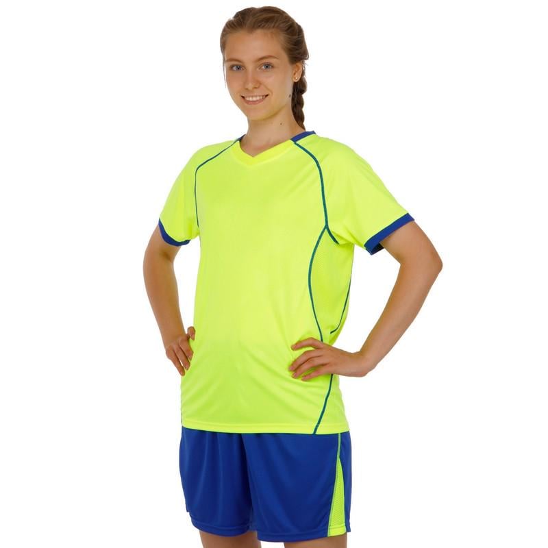 Форма футбольная Lingo LD-5019 L Салатовый/Синий (AN009755)