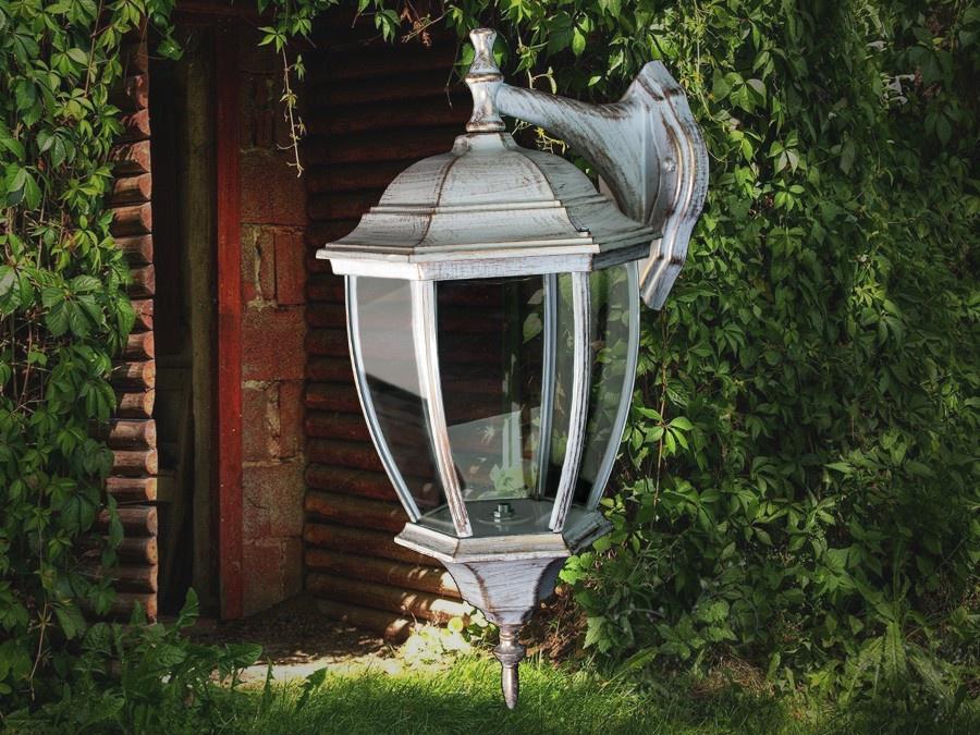 Садовый светильник Е27 Белый/Патина (DJ001-M-W1 WH)