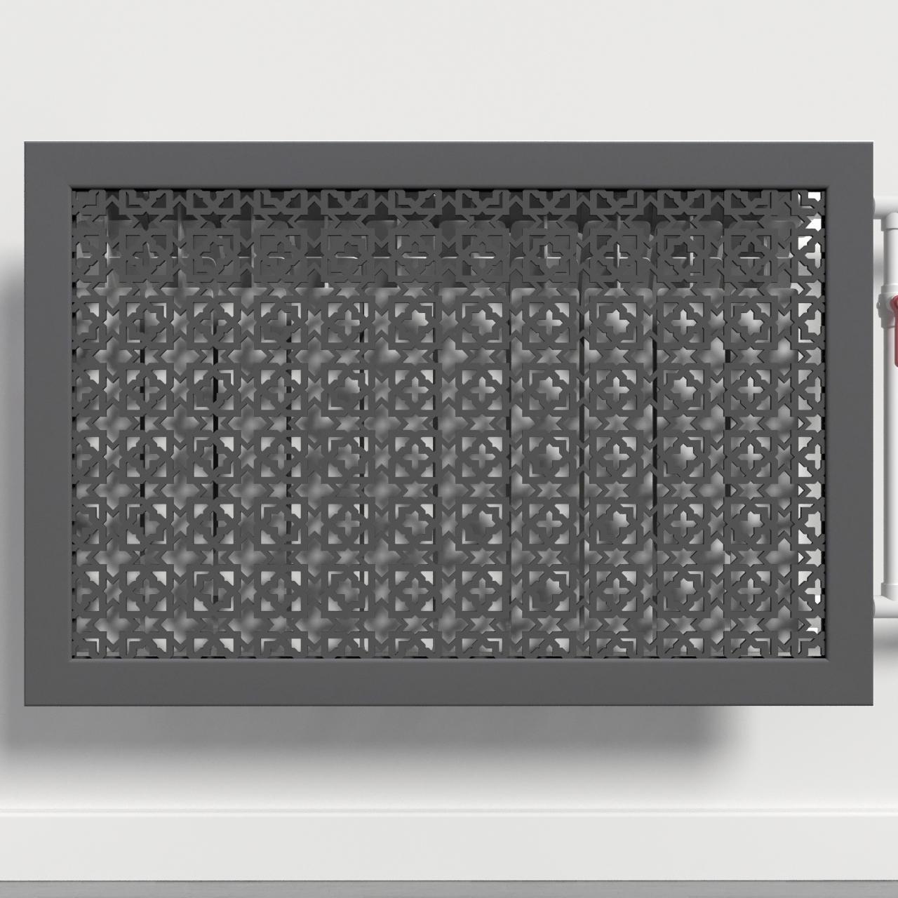 Решітка-екран на батарею SMARTWOOD 1200 мм Графіт (R20194106)