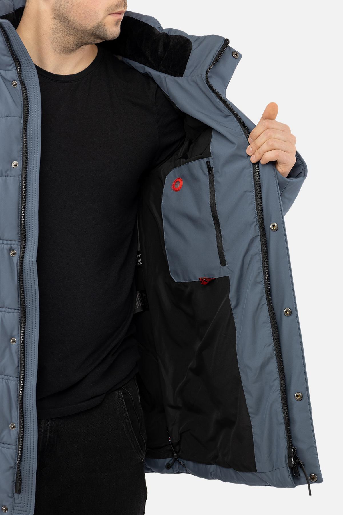 Куртка мужская ЦБ-00220559 р. 54 Синий (28421998) - фото 4 Куртка мужская ЦБ-00220559 р. 54 Синий (28421998) - фото 4