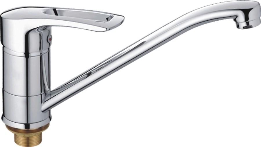 Смеситель для кухни Frap H66 F4966 1034169 однорычажный Хром (102641)