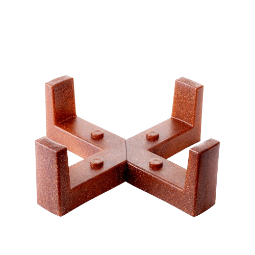 Вазон Алеана Осло зі вставкою та декоративною підставкою 12 см Зелений (УТ000103451) - фото 2