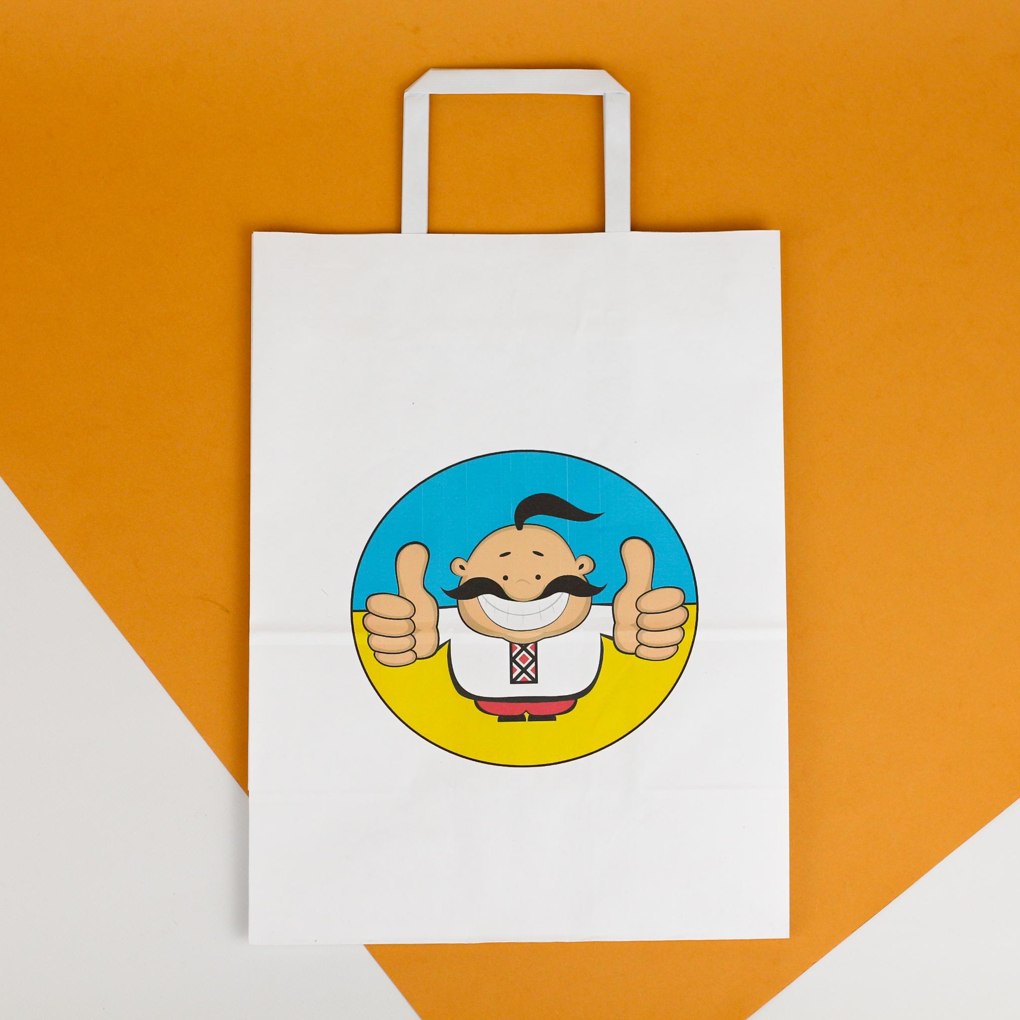 Пакет бумажный с плоскими ручками и патриотическим изображением 260х150х350 мм 10 шт. - фото 4 Пакет бумажный с плоскими ручками и патриотическим изображением 260х150х350 мм 10 шт. - фото 4