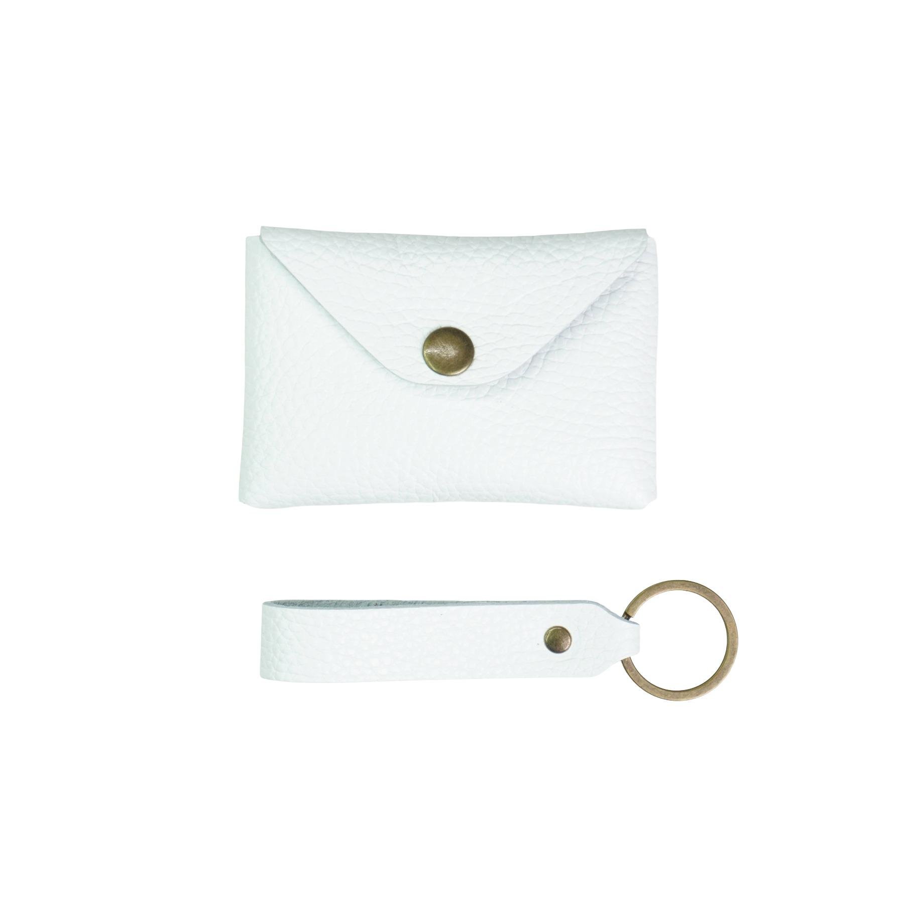 Гаманець шкіряний Флотар Mini-01 Білий