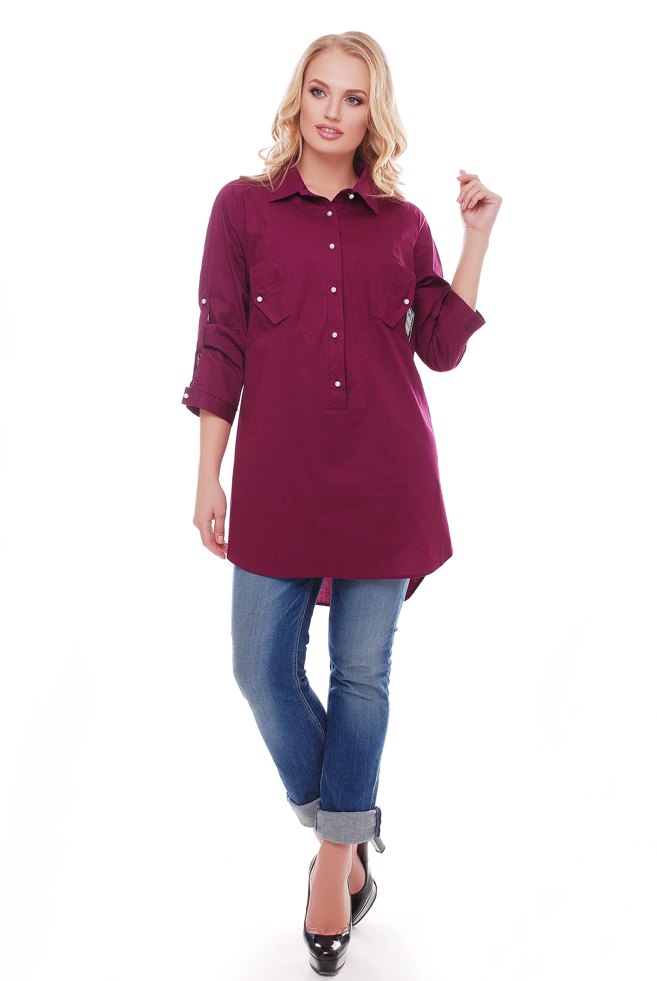 Сорочка VLAVI Стиль р. 54 Винна (114611-54)