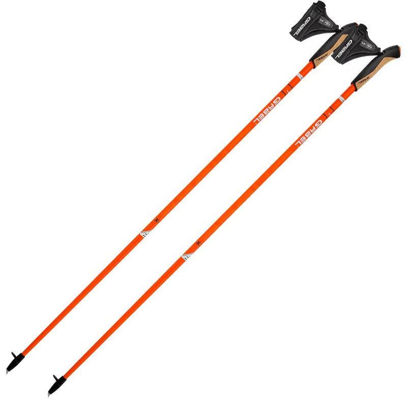 Палиці для скандинавської ходьби Gabel X-1.35 Active Knife 130 см Red/Orange (7009361151300/DAS302699)