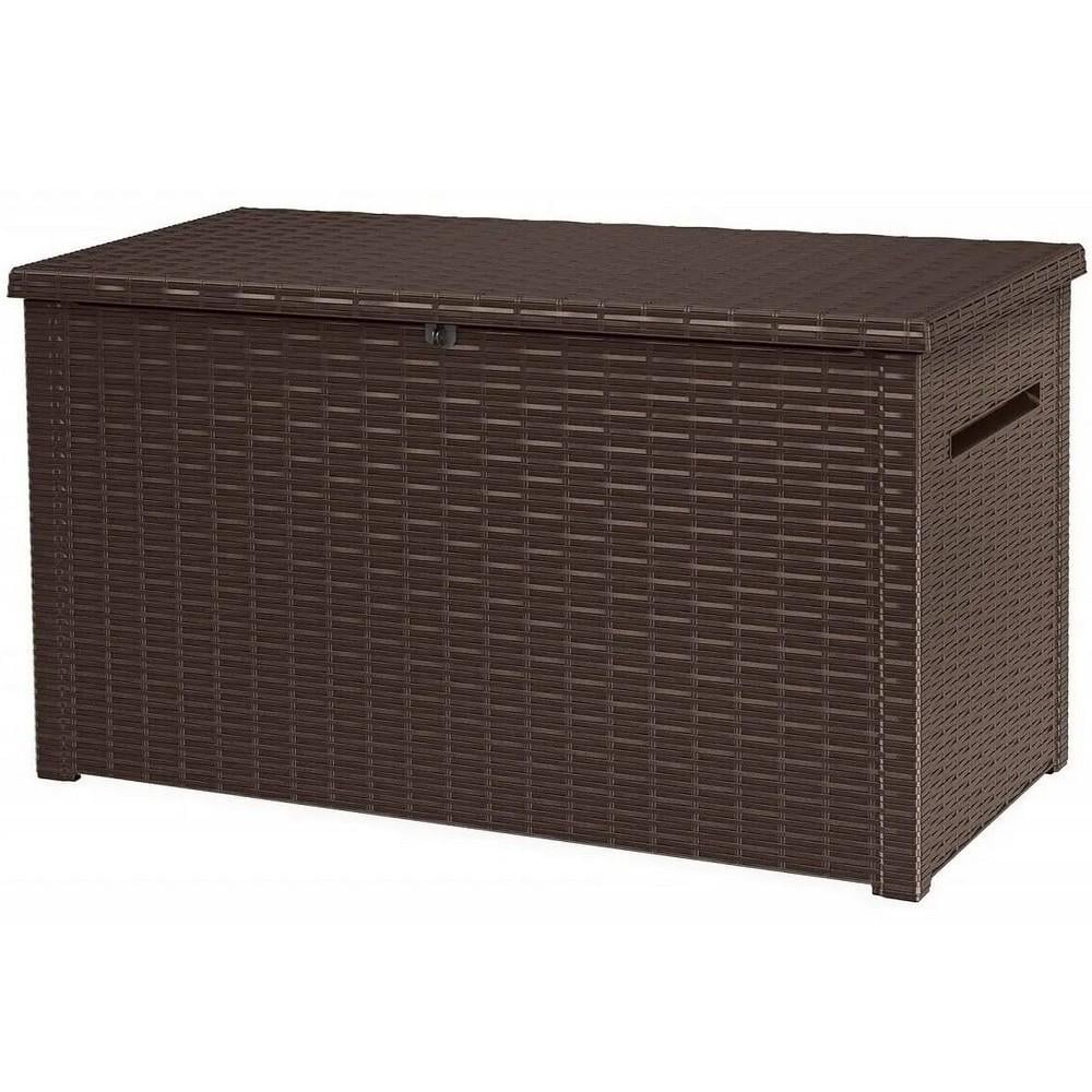 Ящик-скринька садова Keter Java Box Rattan 850 л Коричневий (236040)