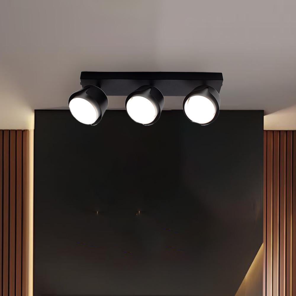 Светильник точечный ESLLSE TELA 3R DL GX53 400x100x135 мм Черно-белый (10535) - фото 6