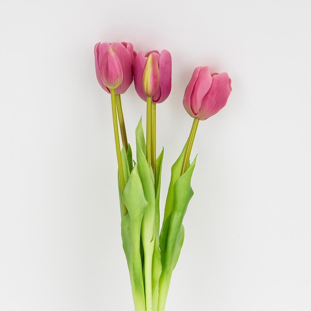 Букет латексных тюльпанов 5 бутонов 45 см Розовый (2026-002/lt. red) Букет латексных тюльпанов 5 бутонов 45 см Розовый (2026-002/lt. red)