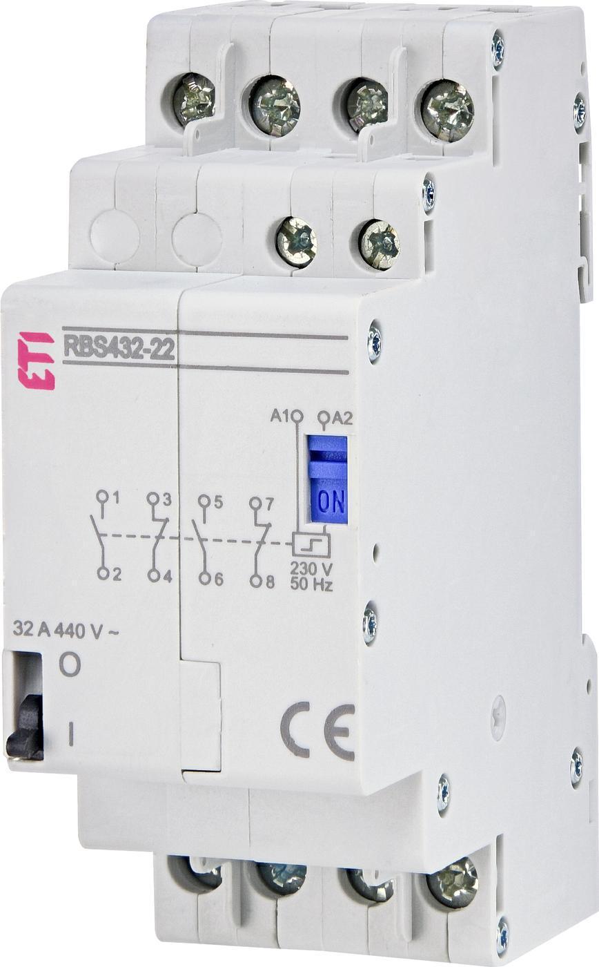 Контактор імпульсний ETI RВS 432-22 230V AC 32A 2NO+2NC (2464138)