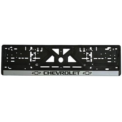 Рамка номерного знака Chevrolet пластиковая Черный
