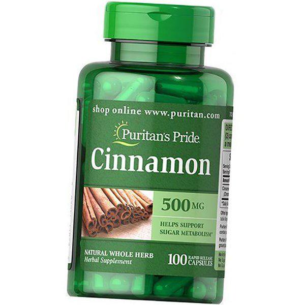 Корица Cinnamon 500 Puritan's Pride 100 капс. (71367020)