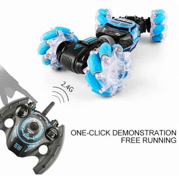 Машинка трансформер перевертыш Ukc Skid Ding UD 2196A Синий (204955b2) - фото 3 Машинка трансформер перевертыш Ukc Skid Ding UD 2196A Синий (204955b2) - фото 3