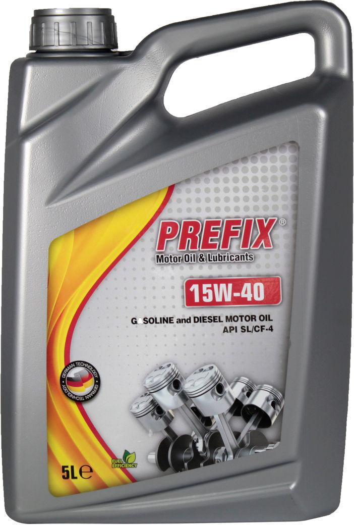 Моторное масло Prefix Sl/cf-4 бензин/дизель 15W-40 5 л (1401221) Моторное масло Prefix Sl/cf-4 бензин/дизель 15W-40 5 л (1401221)