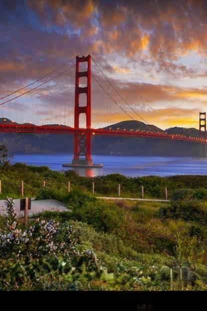 Электроковрик картина с подогревом настенный Shine ЕК-220 Мост 85х60 см