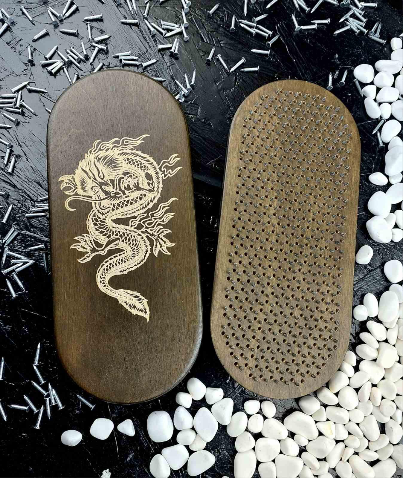 Доски Садху Дракон шаг 10 мм с чехлом Коричневый (26965557)