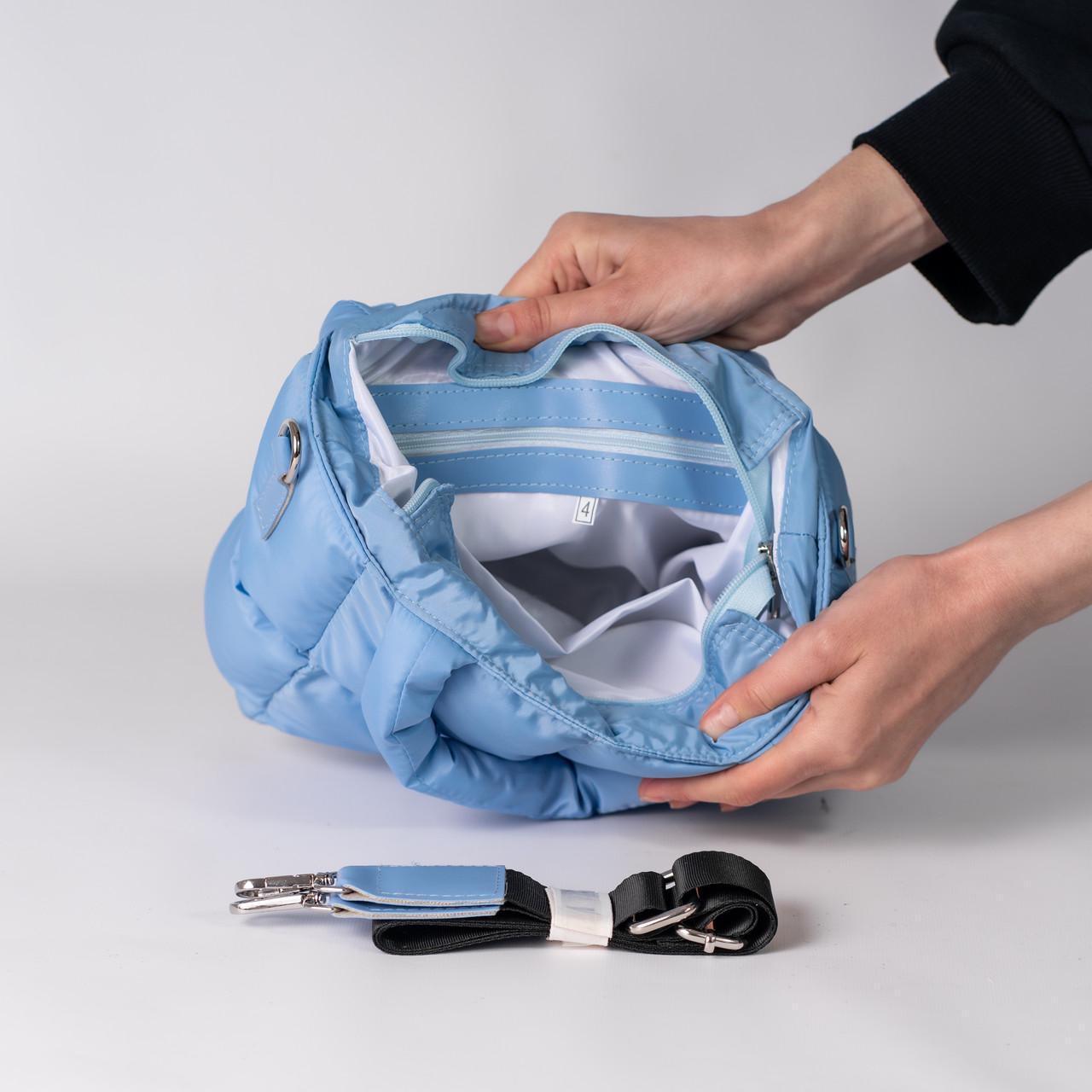 Сумка женская шопер XENIA № 15-24 Голубой - фото 3