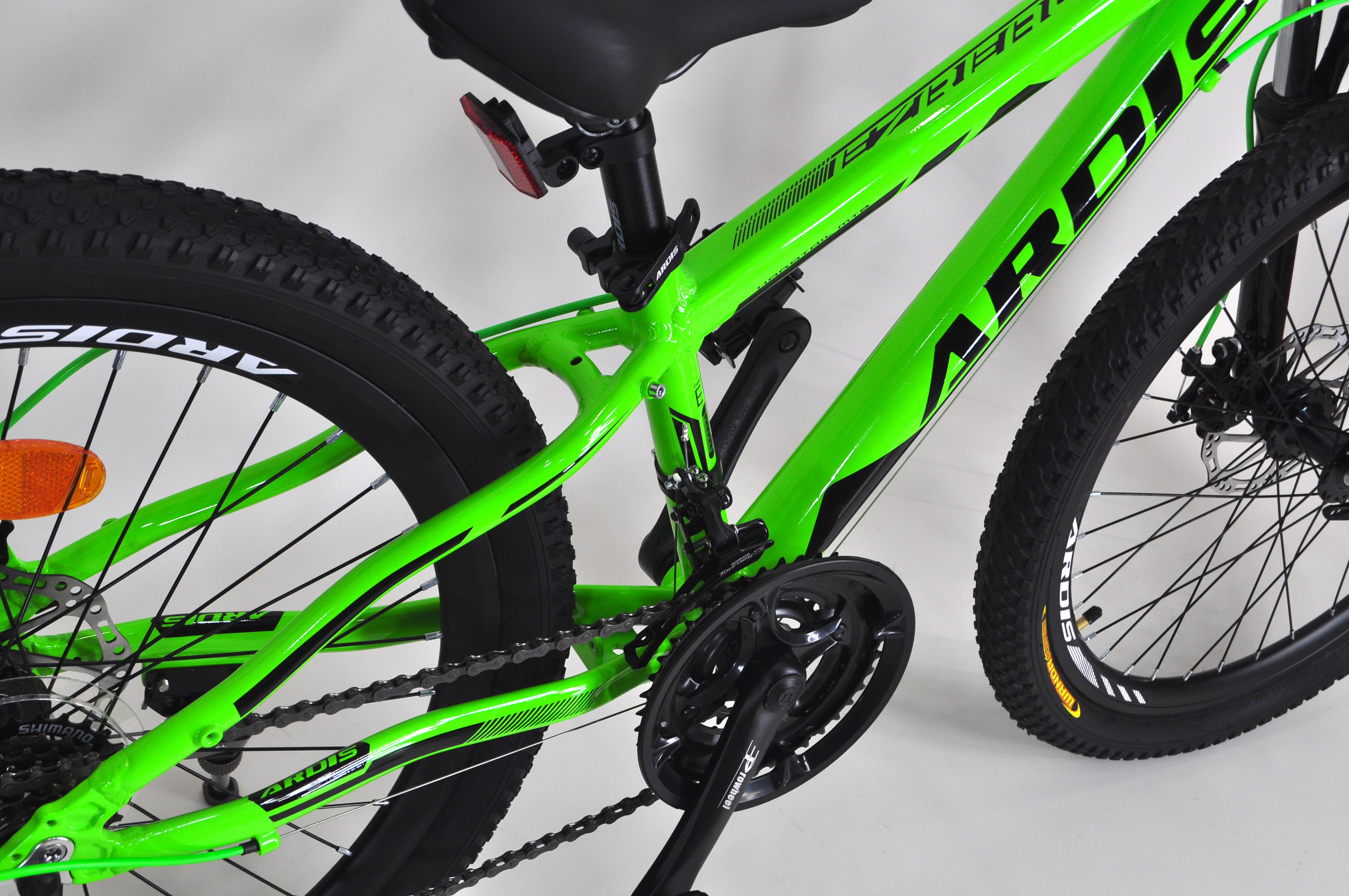 Велосипед підлітковий 24" Ardis Ezreal 11" Зелений - фото 17 Велосипед підлітковий 24" Ardis Ezreal 11" Зелений - фото 17