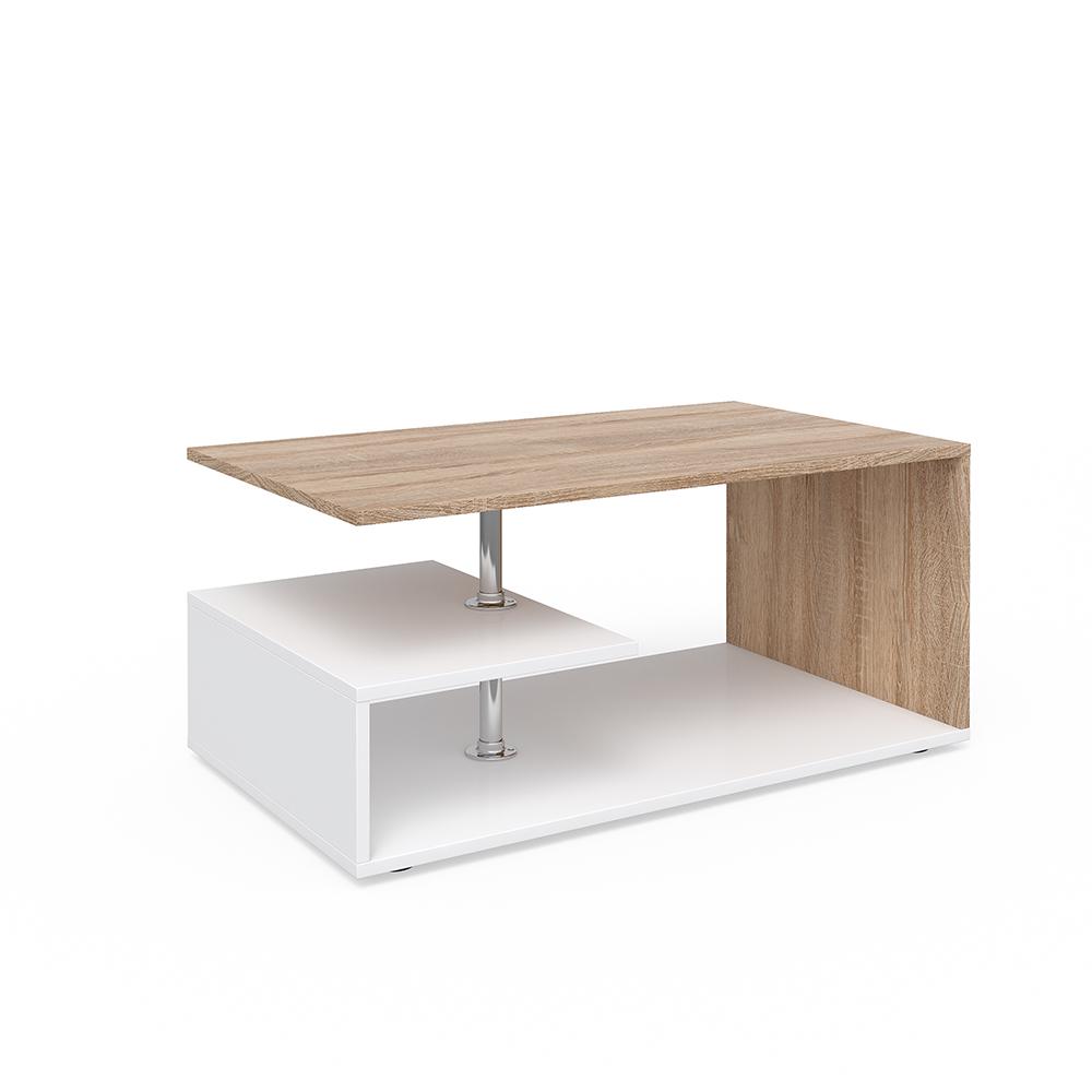 Столик кофейный столик 91x53 Vicco Guillermo Белый/Сонома