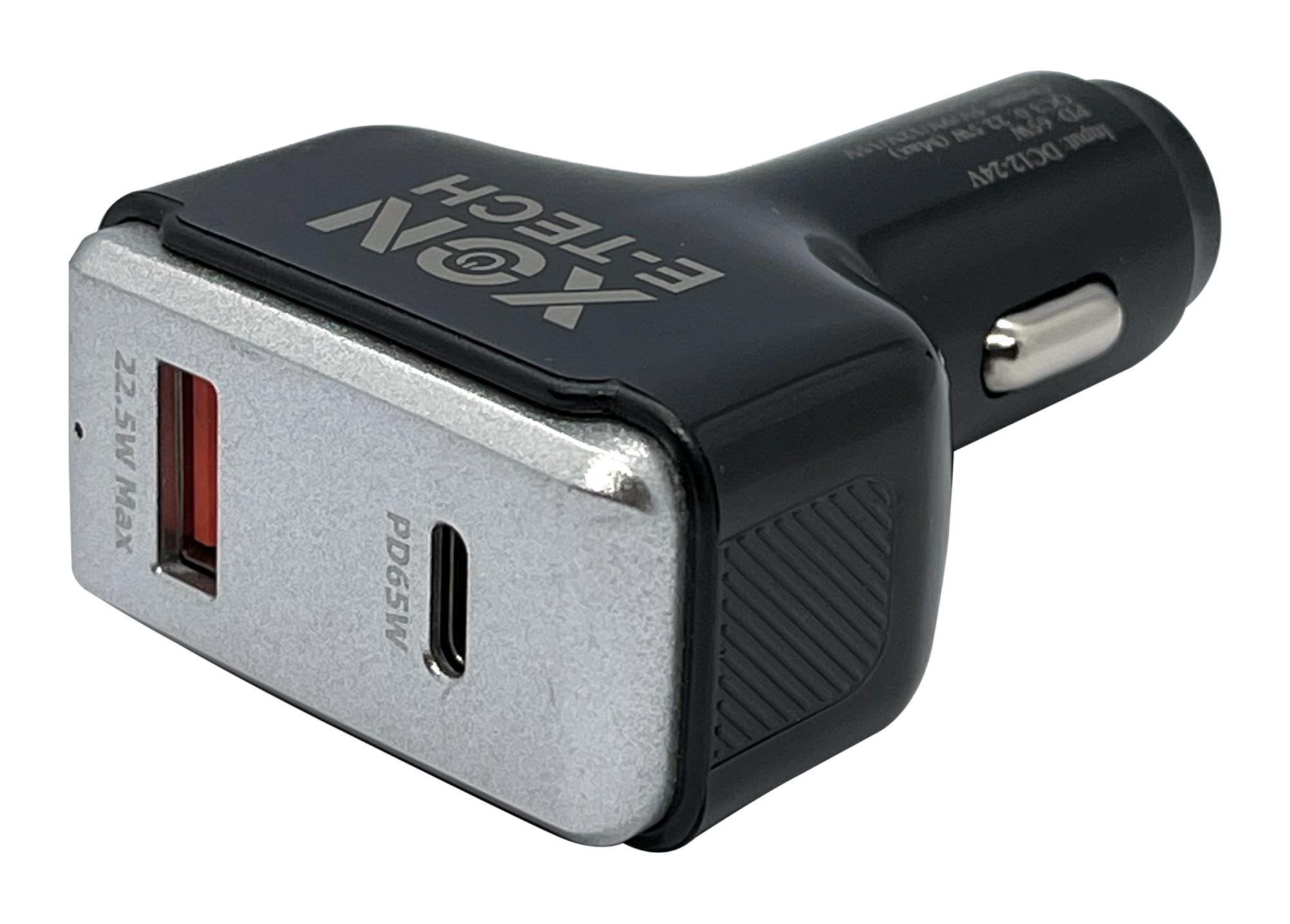 Зарядное устройство в авто XON MaxCharge Type-C 87,5W Black (5060948063531)