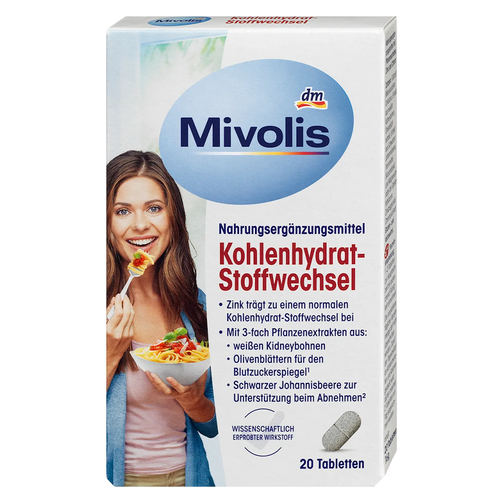 Комплекс минерально-растительный DM Mivolis для нормализации углеводного обмена 20 шт. (EPI-15102025-1409)