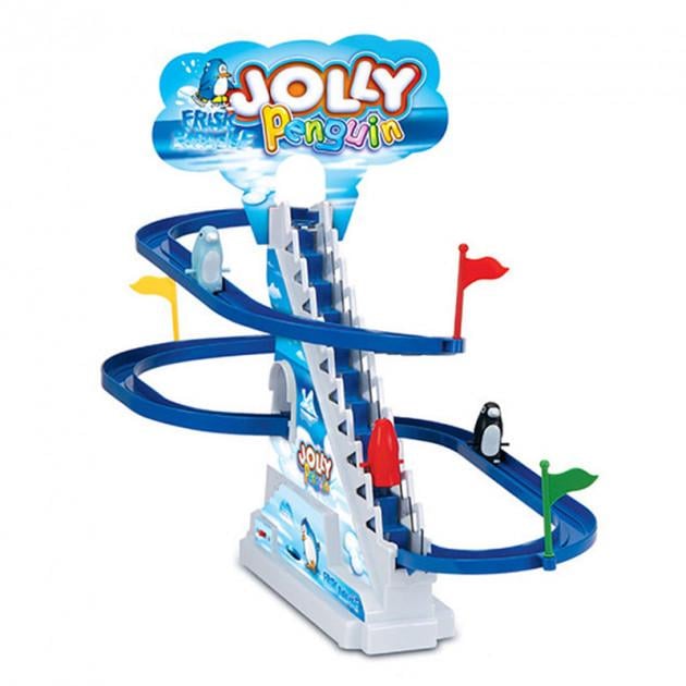 Настільна гра SUNROZ Jolly Penquin Музична карусель «Пінгвіни непосиди» (SUN1931)