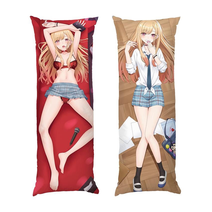 Подушка дакимакура Marin Kitagawa Anime My Dress Up Darling габардин 70х30 см (112554)