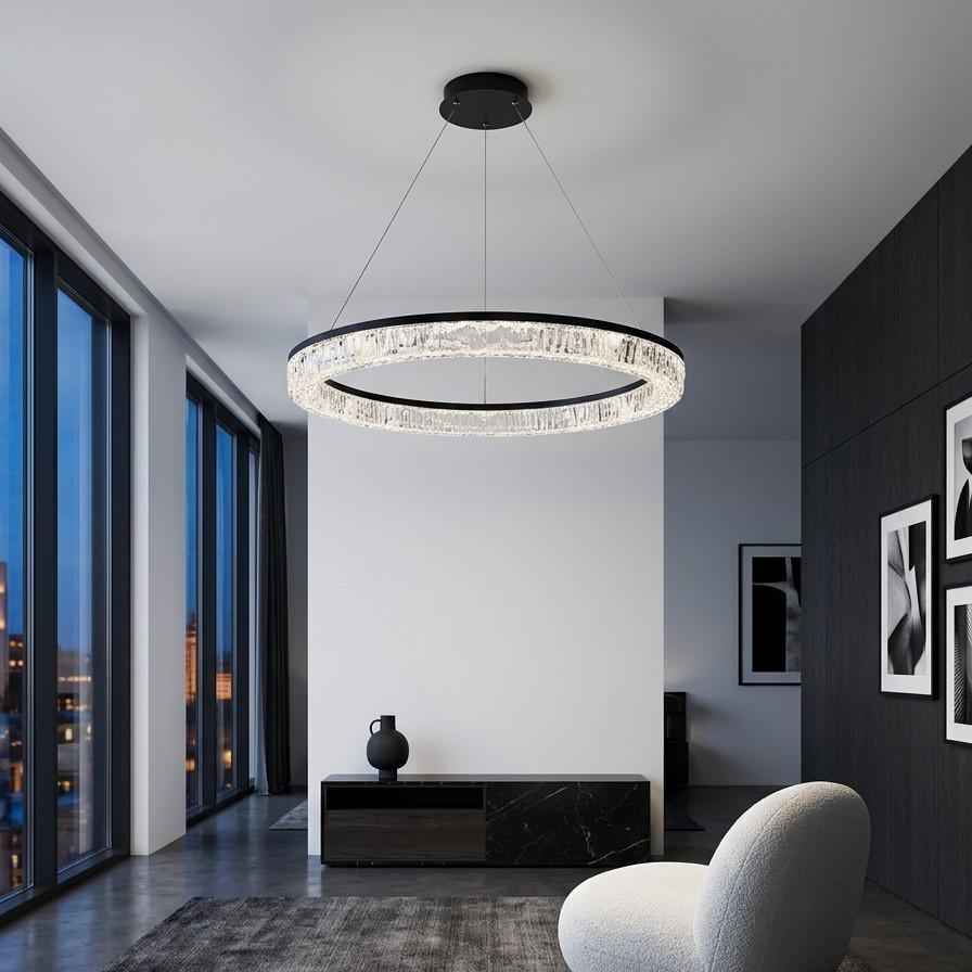 Люстра подвесная Zilini LED XL8010/600 Черный (34857228) Люстра подвесная Zilini LED XL8010/600 Черный (34857228)
