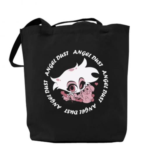 Шоппер Hazbin Hotel Angel dust 37x41 см Черный (17935007-2-204454)
