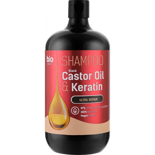 Шампунь Bio Naturell Bio Naturell для волос 946 мл Black Castor Oil&Keratin (8588006041385)