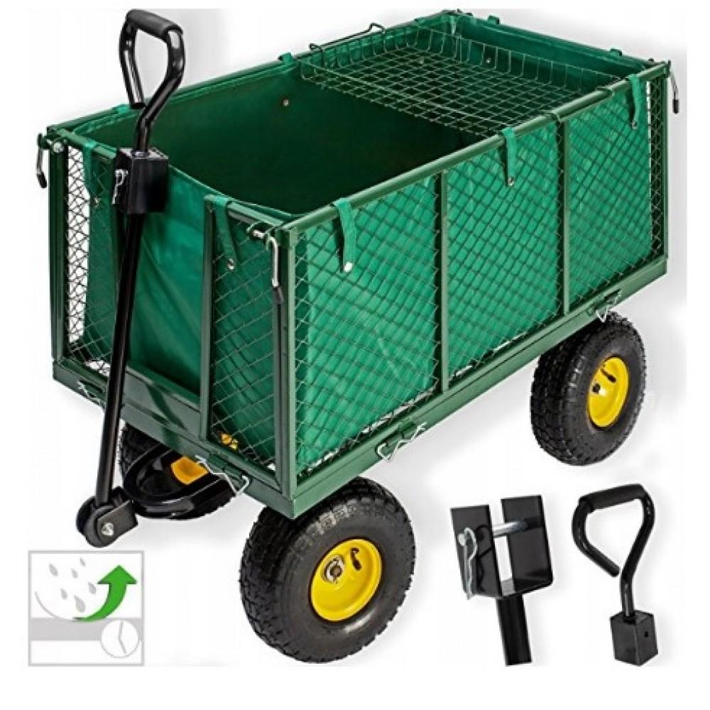 Тележка садовая 4-колесная Siker TC1841 350 кг 200 л Зеленый (42401065) - фото 2 Тележка садовая 4-колесная Siker TC1841 350 кг 200 л Зеленый (42401065) - фото 2