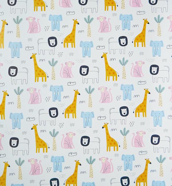 Подарунковий папір для пакування Сафарі 5 шт. (415002) Подарунковий папір для пакування Сафарі 5 шт. (415002)