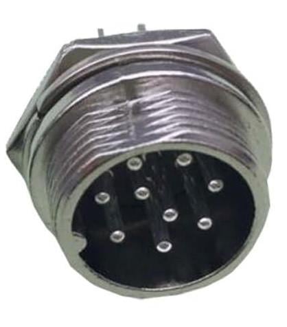 Разъем авиационный соединительный GX16-16M-9B 9 pin штекер (2341770068)