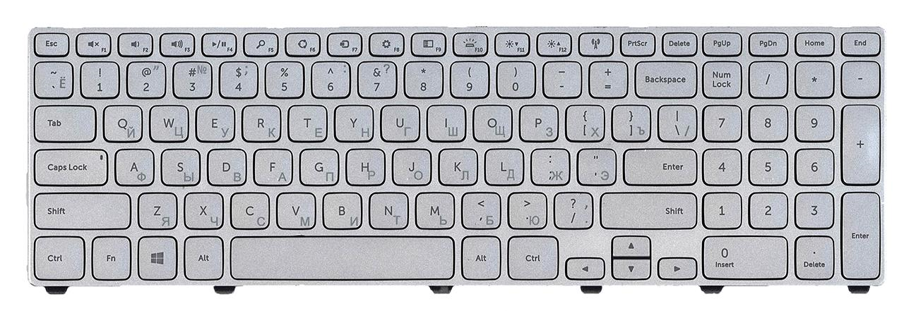 Клавиатура для ноутбука Dell Inspiron 7737 с подсветкой клавиш матовая (0WHHTX)