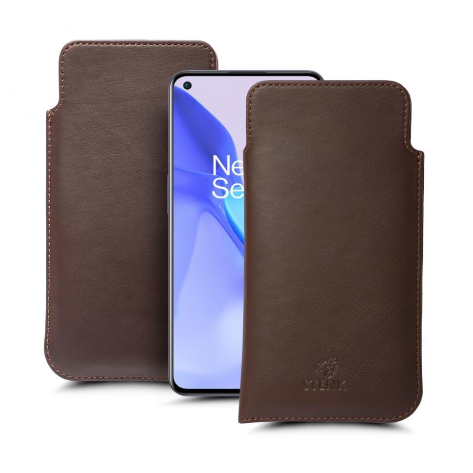 Футляр Stenk Elegance для OnePlus 9 Коричневый (69700)