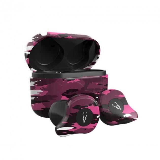 Беспроводные Bluetooth наушники Sabbat X12 Ultra Emirates rock Черно-Розовый