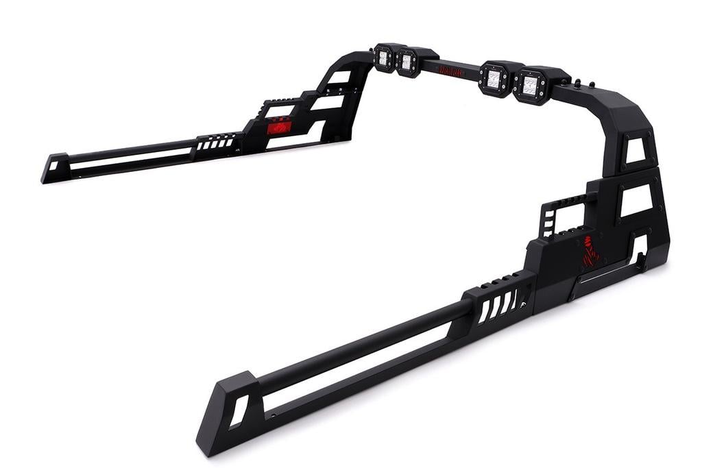 Роллбар Dakar с LED без роллетов для Volkswagen Amarok 2010-2022 гг (87359)