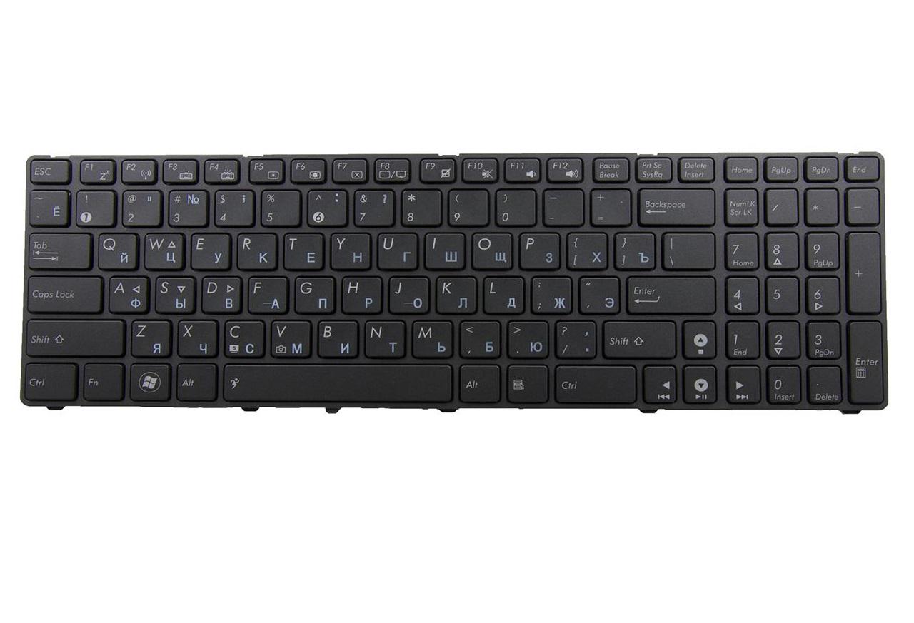 Клавиатура для ноутбука Asus P53 P53E с подсветкой клавиш матовая (04GNV32KRU00)