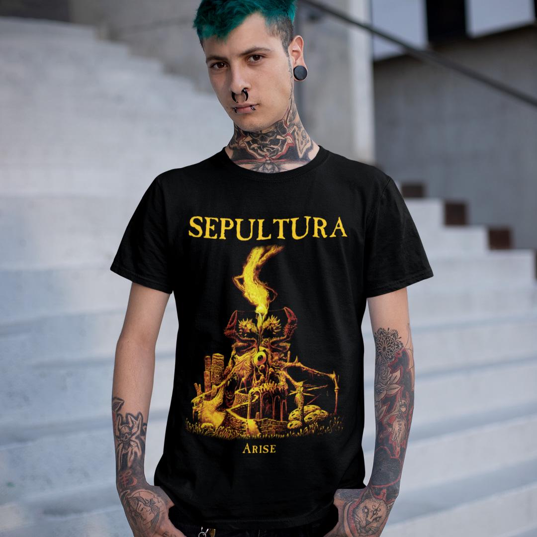 Футболка унисекс Sepultura Arise 2XL Черный (0000010633)