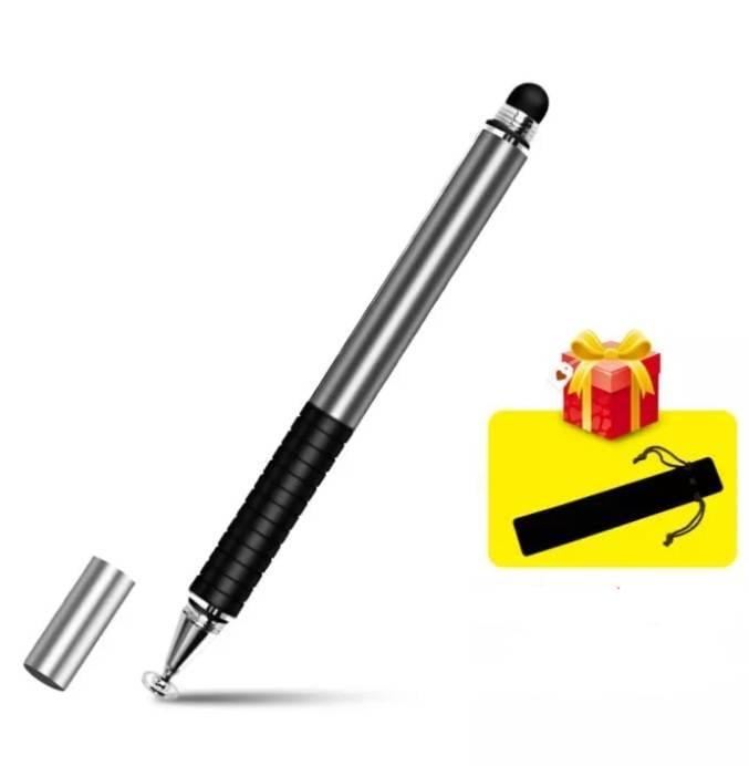 Стилус ємнісний двосторонній для малювання Сірий (001522P) - фото 2