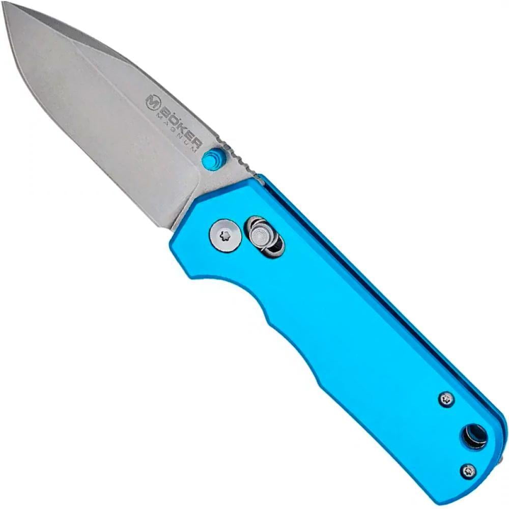 Туристичний ніж мисливський Boker Magnum Rockstub Blue Elox 01SC711)