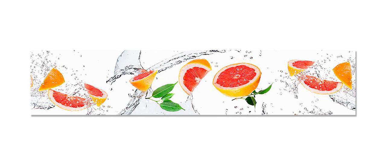 Наклейка виниловая 3D Zatarga Грейпфруты 600х3000 мм (1262637323)