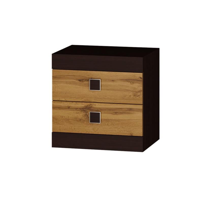 Тумба прикроватная Соната Венге темный/Дуб крафт золотой (26680682)