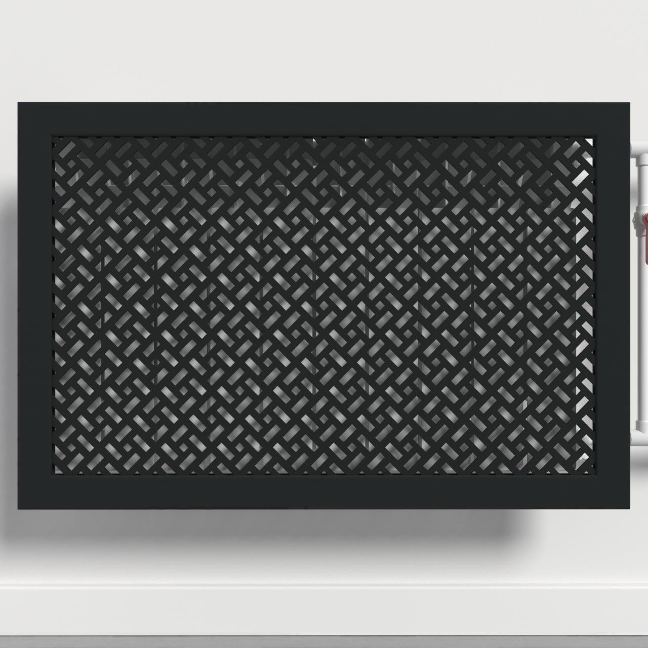 Решетка-экран на батарею SMARTWOOD 1200 мм Чорный (R20284107)