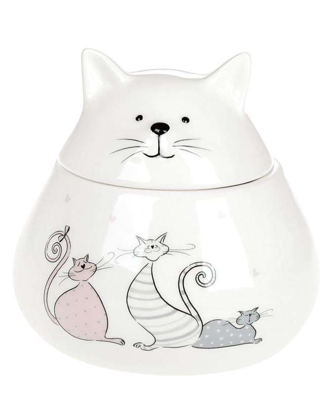 Банка керамическая Дружная Семейка 750 мл Котик (BD-DM545-Q)