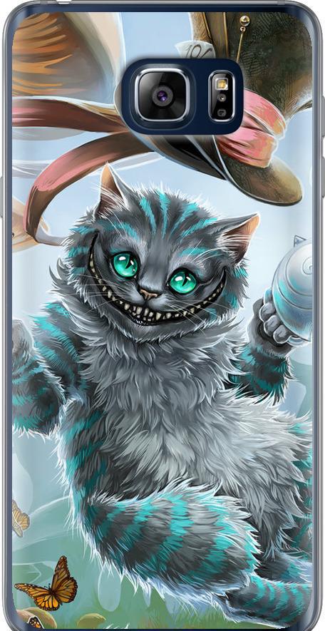 Чехол на Samsung Galaxy Note 5 N920C Чеширский кот 2 (3993u-127-42517) Чехол на Samsung Galaxy Note 5 N920C Чеширский кот 2 (3993u-127-42517)