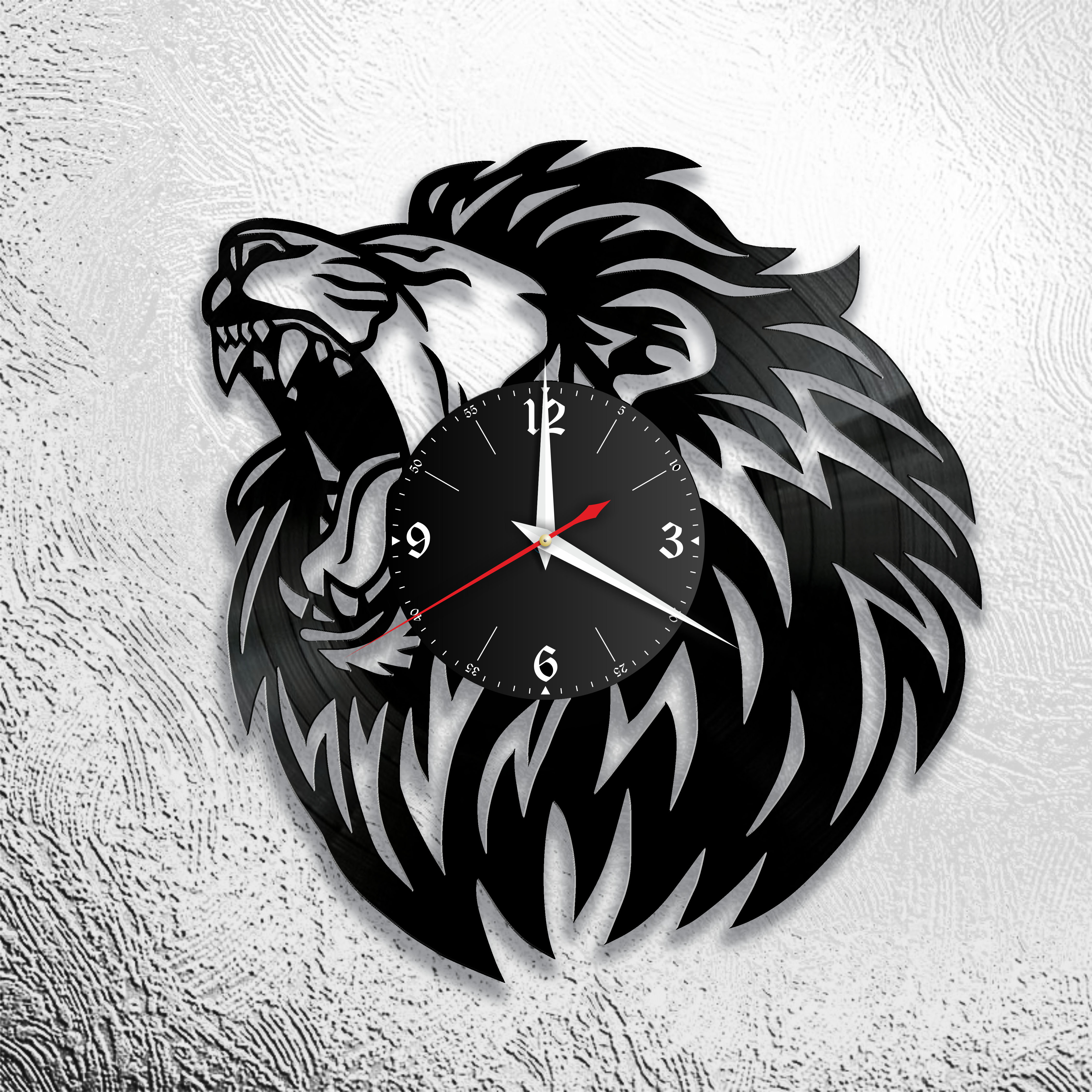 Годинник настінний Лев 1083 з вінилової платівки